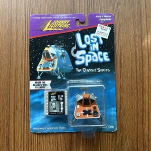 VTG Lost In Space Johnny Lightning Space Pod Figure Die-Cast Film Clip #28 NEW